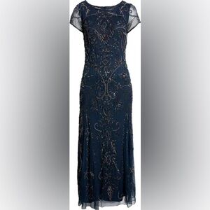 rhinestone mesh dress RHINESTONE MESH DRESS IN Black